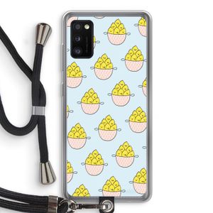 Citroenen: Samsung Galaxy A41 Transparant Hoesje met koord
