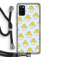 Citroenen: Samsung Galaxy A41 Transparant Hoesje met koord
