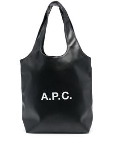 A.P.C. sac cabas Ninon à logo imprimé - Noir