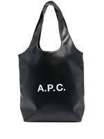 A.P.C. sac cabas Ninon à logo imprimé - Noir - thumbnail