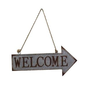 Wanddeco Bordje Welcome 64x66 cm - Buitengewoon de Boet