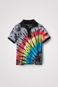 Polo met tie-dye - BLACK - 3/4