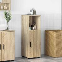 Badkamer Kast Sonoma eiken 30 x 35 x 95 cm Bewerkt hout