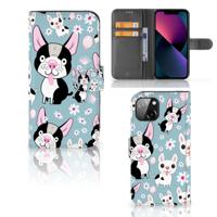 Apple iPhone 13 | Telefoonhoesje | Met pasjeshouder | Hondjes