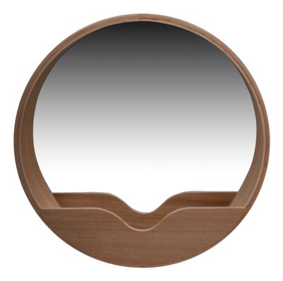 Zuiver Ronde Spiegel 'Round Wall' Eiken, 40cm