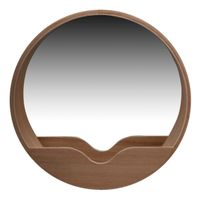 Zuiver Ronde Spiegel 'Round Wall' Eiken, 40cm