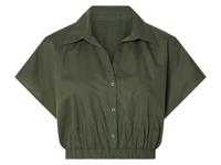 esmara Dames blouse (Kaki, XS (32/34))