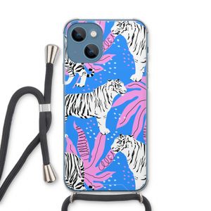 Tijger: iPhone 13 Transparant Hoesje met koord