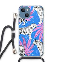 Tijger: iPhone 13 Transparant Hoesje met koord