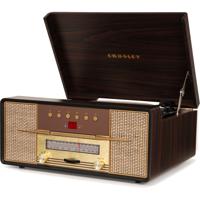 Crosley Rhapsody Mahogany platenspeler entertainmentset - thumbnail