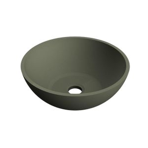 Arcqua Prince waskom 38cm cast marble mat groen WAS394789