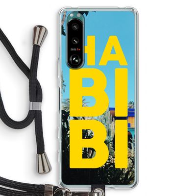 Habibi Majorelle : Sony Xperia 5 III Transparant Hoesje met koord