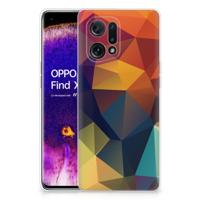 OPPO Find X5 | TPU Hoesje | Polygon Color