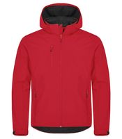 Clique 0200912 Classic Softshell Hoody - Rood - S