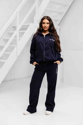 Unique The Label Imani Full Zip Trainingspak Dames Donkerblauw - Maat S - Kleur: Donkerblauw | Soccerfanshop