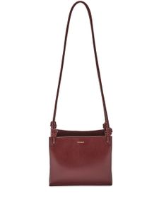 Jil Sander petit sac à bandoulière en cuir - Rouge