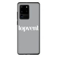 Topvent Grijs Wit: Samsung Galaxy S20 Ultra Tough Case
