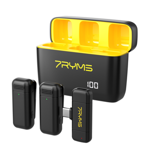 7RYMS Rimo S1(UC) 2.4G Dual-channel Draadloze microfoon USB-C