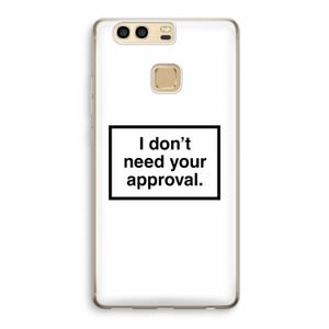 Don't need approval: Huawei P9 Transparant Hoesje