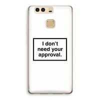 Don't need approval: Huawei P9 Transparant Hoesje
