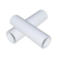 Rollen Serpentines van papier - 5x - wit - 4 meter - 14 x 4 cm - Feestartikelen/versieringen