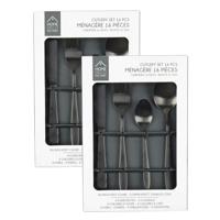 Bestekset Tableware Collection - 32 delig - zwart - RVS - 8 personen Bestekset Tableware Collection - 32 delig - zwart - RVS - 8 personen