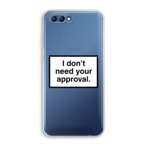 Don't need approval: Honor 10 Transparant Hoesje
