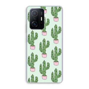 Cactus Lover: Xiaomi 11T Transparant Hoesje