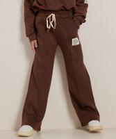 wide fit broek met label wide fit broek met label