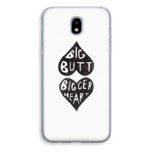 Big butt bigger heart: Samsung Galaxy J5 (2017) Transparant Hoesje