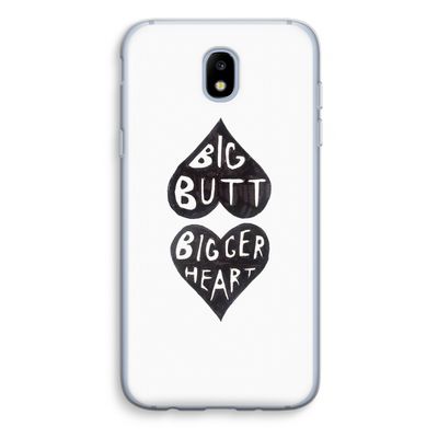 Big butt bigger heart: Samsung Galaxy J5 (2017) Transparant Hoesje