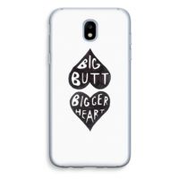 Big butt bigger heart: Samsung Galaxy J5 (2017) Transparant Hoesje