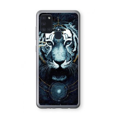 Darkness Tiger: Samsung Galaxy A21s Transparant Hoesje