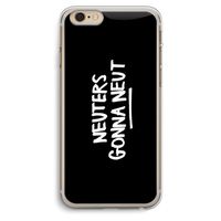 Neuters (zwart): iPhone 6 Plus / 6S Plus Transparant Hoesje
