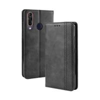 Magnetische Buckle retro Crazy Horse textuur horizontale Flip lederen case voor Wiko View3 met houder & kaartsleuven & fotolijstjes (zwart)
