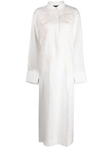 Cynthia Rowley robe-chemise à broderies - Blanc