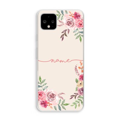 Rozen: Pixel 4 XL Transparant Hoesje