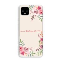 Rozen: Pixel 4 XL Transparant Hoesje
