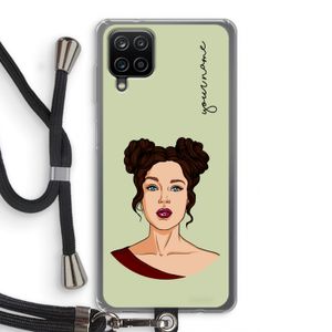 Pop-Art Creator: Samsung Galaxy A12 Transparant Hoesje met koord