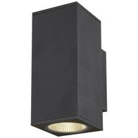 SLV ENOLA SQUARE M UP/DOWN 1003419 LED-buitenlamp (wand) LED vast ingebouwd 19 W Antraciet