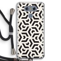 Crazy pattern: LG G6 Transparant Hoesje met koord