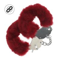 Ouch! by Shots Zware Fluffy Handboeien - Bourgondisch