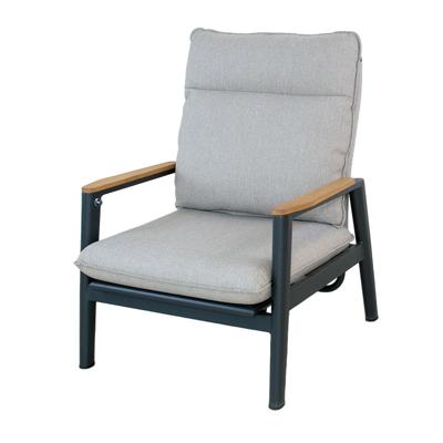 Merino lounge stoel midnight grey sunny creme - Oosterik home