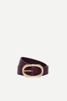 Anine Bing riem Signature Link A-12-10843-RED15 bordeaux