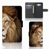 Samsung Galaxy J7 2016 | Telefoonhoesje | Met pasjeshouder | Leeuw