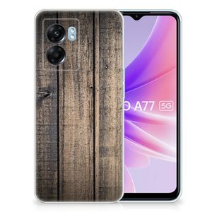 OPPO A77 | A57 5G Bumper Hoesje Steigerhout