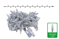 LED string 6 meter 60 led 2400K extra warm wit 4.6W 36V systeem transparante kabel Nieuw koppelbaar tot 50 meter