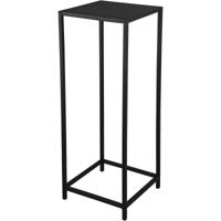 Bijzettafel - Trion Koni XL - Vierkant - 31x31x80cm - Zwart - Metaal