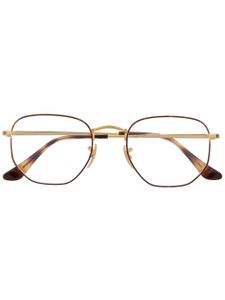 Ray-Ban lunettes de vue à monture carrée oversize - Marron