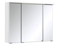 HELD Badkamer spiegelkast Bologna 3D (LED-inbouwlamp, Wit, 80 cm)